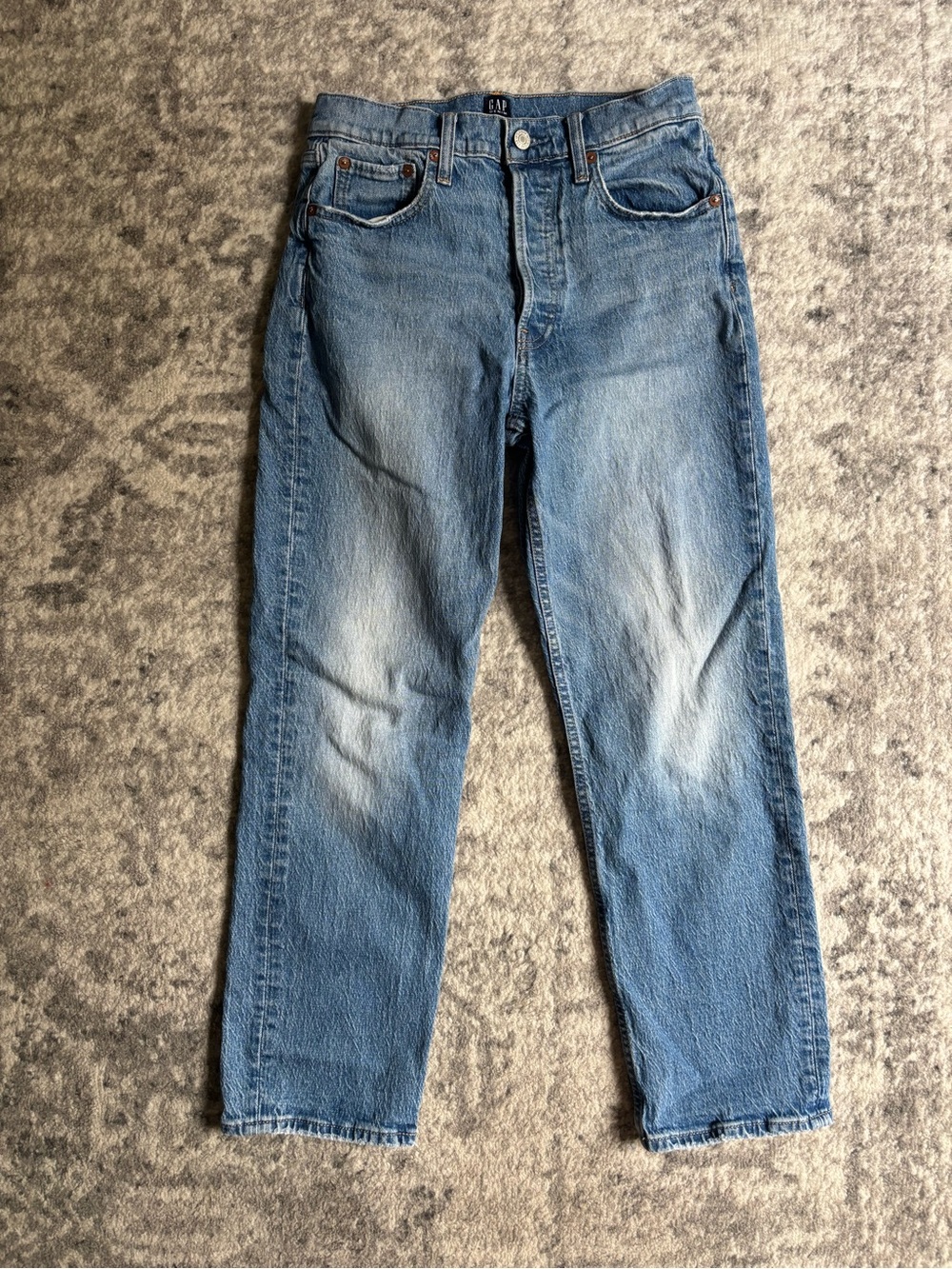 GAP Women's Light Blue Straight Leg Jeans
